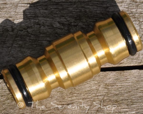Darlac Garden Hose Brass 1/2" 2 Way Male Connector Hosepipe - Image 3