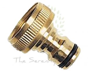 Darlac Garden Hose Solid Brass 3/4" BSP Connector (Hosepipe)