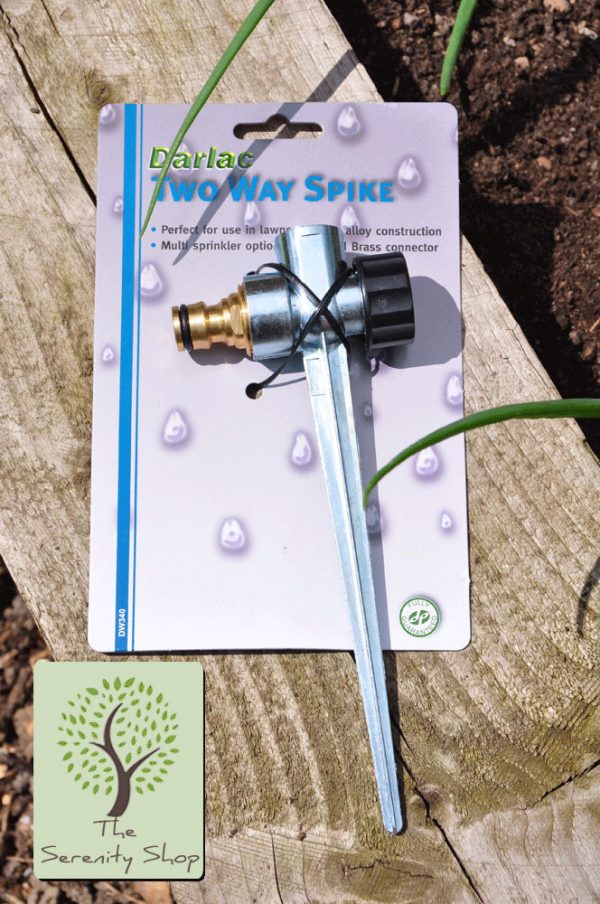 Darlac Hosepipe 2 Way Sprinkler Spike - Image 2
