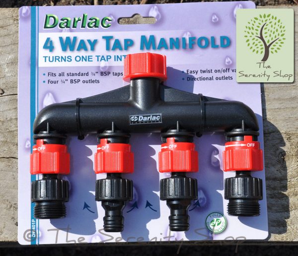 Darlac Hosepipe 4 Way Plastic Connector Manifold Tap - Image 2