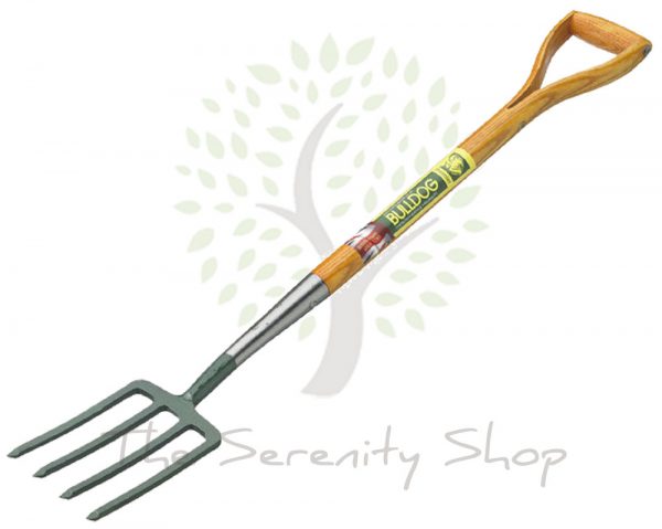 Bulldog Premier Shrubbery 4 Prong Fork 28” Ash Shaft