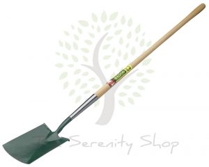 Bulldog Evergreen Treaded Spade Long Plain 48" Shaft