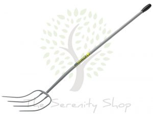 Bulldog Evergreen Compost Fork Tubular Steel 48 " Straight Shaft